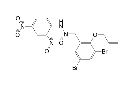 2-(allyloxy)-3,5-dibromobenzaldehyde (2,4-dinitrophenyl)hydrazone