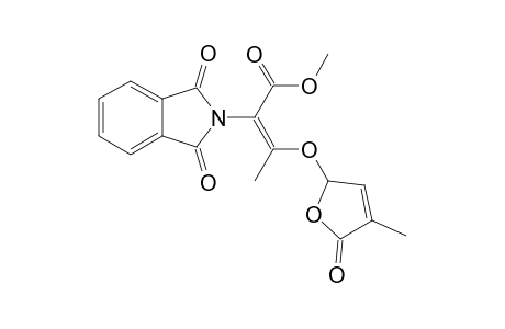 METHYL-2-(1,3-DIOXO-1,3-DIHYDROISOINDOL-2-YL)-3-(4-METHYL-5-OXO-2,5-DIHYDROFURAN-2-YLOXY)-BUT-2-ENOATE