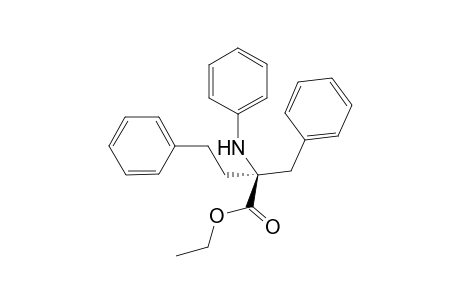 Ethyl 2-benzyl-4-phenyl-2-phenylaminobutanoate