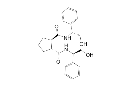 (1R,2R)-Cyclopentane-1,2-dicarboxylic acid bis[(2'-hydroxy-1'(R)-phenylethyl)amide]