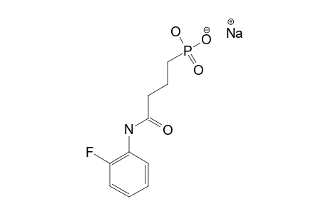 SODIUM-HYDROGEN-3-(2-FLUOROPHENYLCARBAMOYL)-PROPYLPHOSPONATE