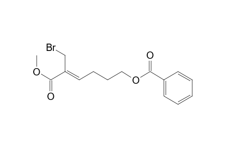 2-Hexenoic acid, 6-(benzoyloxy)-2-(bromomethyl)-, methyl ester, (Z)-