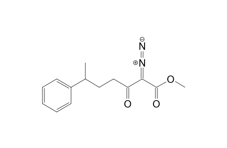 Methyl 2-diazo-3-oxo-6-phenylheptanoate