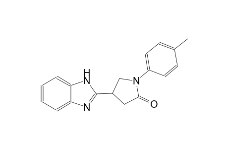 4-(1H-benzimidazol-2-yl)-1-(4-methylphenyl)-2-pyrrolidinone