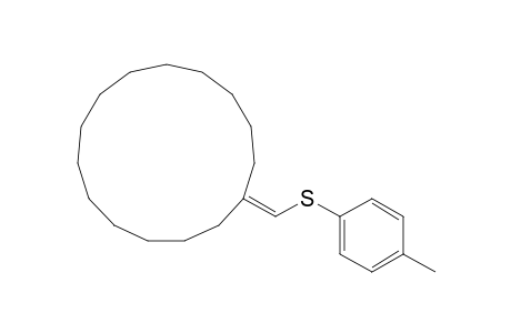8-{(p-Tolylsulfanyl)methylene}cyclopentadecane