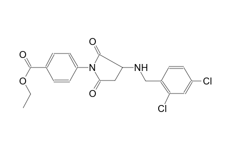 benzoic acid, 4-[3-[[(2,4-dichlorophenyl)methyl]amino]-2,5-dioxo-1-pyrrolidinyl]-, ethyl ester