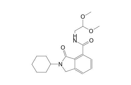 2-cyclohexyl-N-(2,2-dimethoxyethyl)-3-oxo-4-isoindolinecarboxamide