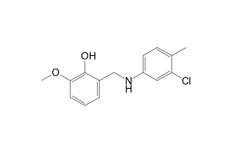 alpha-(3-CHLORO-p-TOLUIDINO)-6-METHOXY-o-CRESOL