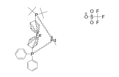 [TRANS-ETA-3-(DTBPF)PDCH3]-[CF3SO3]