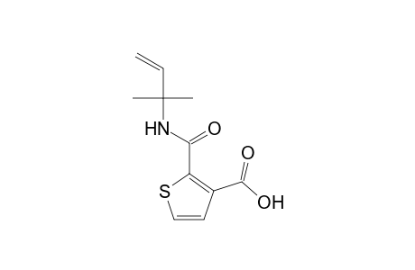 3-Thiophenecarboxylic acid, 2-[[(1,1-dimethyl-2-propenyl)amino]carbonyl]-