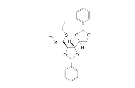 2,3-(R):4,5-(S)-DI-O-BENZYLIDENE-D-ARABINOSE-DIETHYL-DITHIOACETAL