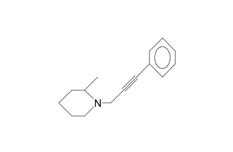 2-Methyl-1-(3-phenyl-2-propynyl)-piperidine