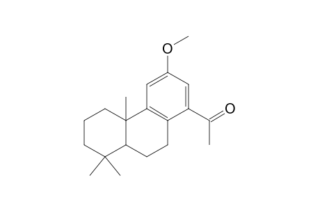 1-(3-methoxy-4b,8,8-trimethyl-5,6,7,8a,9,10-hexahydrophenanthren-1-yl)ethanone
