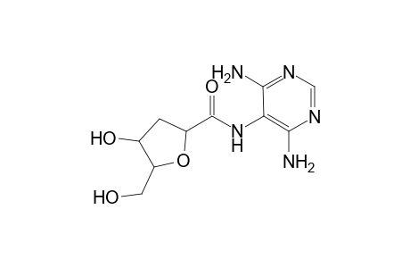 2,5-anhydro-3-deoxy-N-(4',6'-diaminopyrimidin-5'-yl)-dxylo-hexonamide
