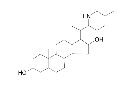 16,28-Secosolanidane-3,16-diol, (3.beta.,5.alpha.,16.beta.,22.xi.,25.xi.)-