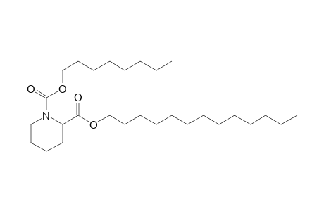 Pipecolic acid, N-octyloxycarbonyl-, tridecyl ester