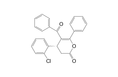 (S)-5-benzoyl-4-(2-chlorophenyl)-6-phenyl-3,4-dihydro-2H-pyran-2-one