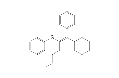 (Z)-1-Cyclohexyl-1-phenyl-2-(phenylthio)-1-hexene