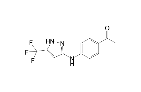 3-(4-Acetylanilino)-5-trifluoromethyl-1H-pyrazole