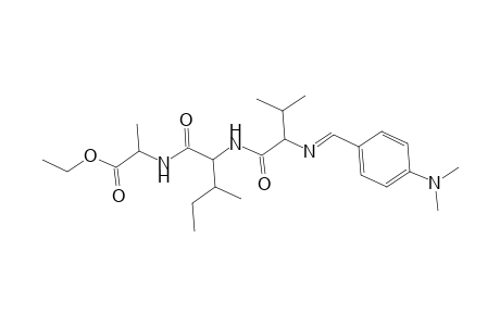 L-Alanine, N-[N-[N-[[4-(dimethylamino)phenyl]methylene]-L-valyl]-L-isoleucyl]-, ethyl ester