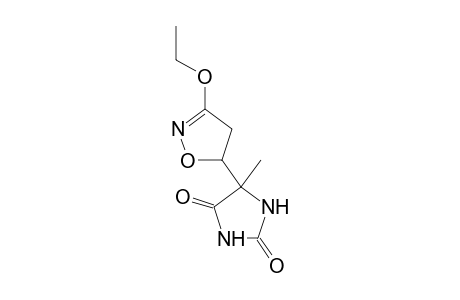 5-(3-Ethoxy-4,5-dihydro-isoxazol-5-yl)-5-methyl-imidazolidine-2,4-dione