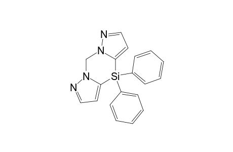 9H-4,4-DIPHENYLDIPYRAZOLO-[5,1-6:1',5'-E]-1,3,5-SILADIAZINE