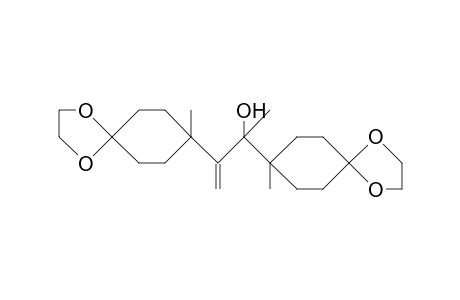 1,2-Bis-(1-methyl-4,4-ethylenedioxycyclohexyl)but-3-en-2-ol