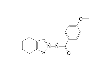 (4-methoxybenzoyl)(4,5,6,7-tetrahydrobenzo[d]isothiazol-2-ium-2-yl)amide