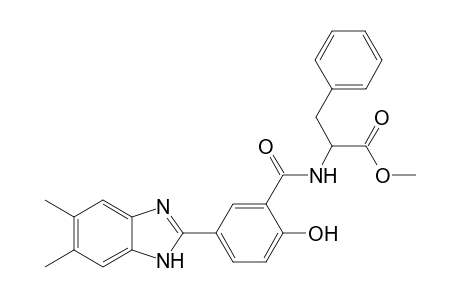 5-(5,6-dimethyl-1H-benzo[d]imidazol-2-yl)-2-hydroxybenzoyl Phe Dev.