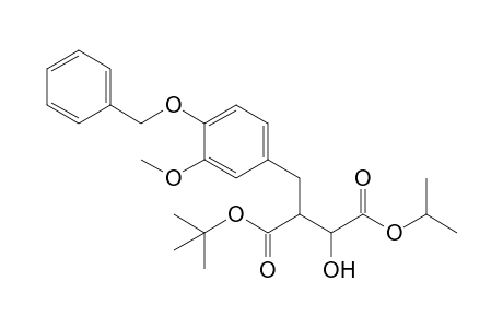 1-(t-Butyl) 4-Isopropyl 2-[4'-(Benzyloxy)-3'-methoxybenzyl]-3-hydroxybutanedioate