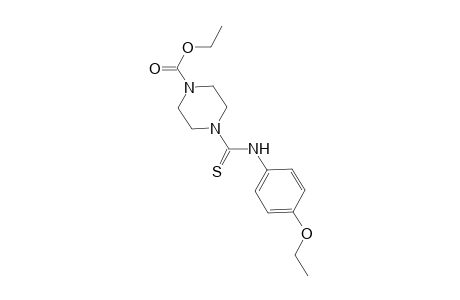 4-(p-phenetylthiocarbamoyl)piperazine-1-carboxylic acid ethyl ester