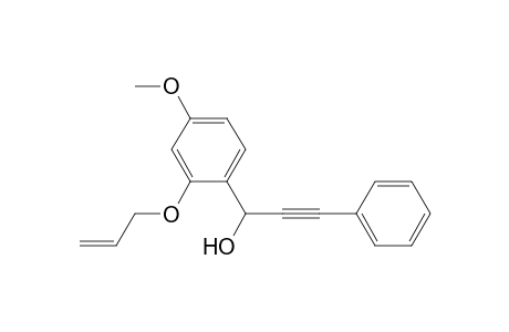 1-(2-Allyloxy-4-methoxyphenyl)-3-phenylprop-2-yn-1-ol