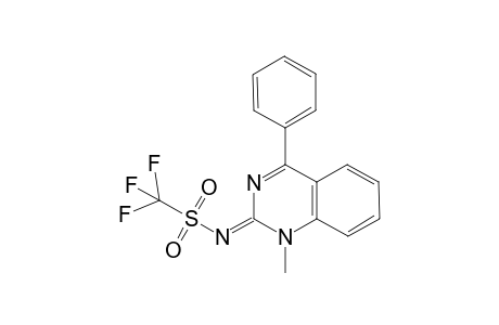 (NZ)-1,1,1-trifluoro-N-(1-methyl-4-phenyl-2-quinazolinylidene)methanesulfonamide