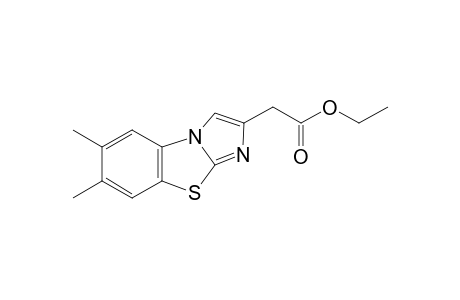 2-(6,7-dimethylimidazo[2,1-b][1,3]benzothiazol-2-yl)acetic acid ethyl ester