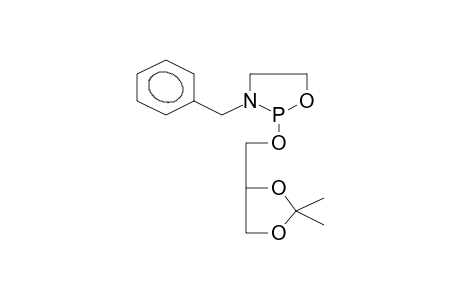 2-(1,2-O-ISOPROPYLIDENGLYCERO)-3-N-BENZYL-1,3,2-OXAZAPHOSPHOLANE