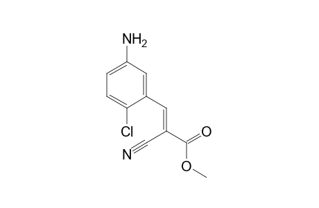 2-Propenoic acid, 3-(5-amino-2-chlorophenyl)-2-cyano-, methyl ester