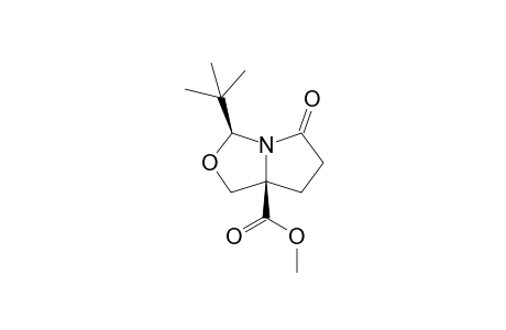 (3S,7aR)-3-tert-Butyl-1,6,7,7a-tetrahydro-5-oxopyrrolo[1,2-c]oxazolidine-7a-carboxylic acid 7a-methyl ester