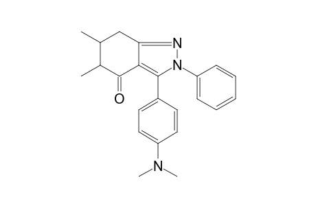 3-(4-Dimethylaminophenyl)-5,6-dimethyl-2-phenyl-6,7-dihydro-5H-indazol-4-one
