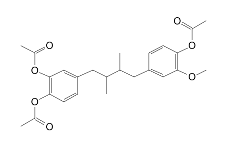 Heminordihydroguaiaretic acid, triacetate