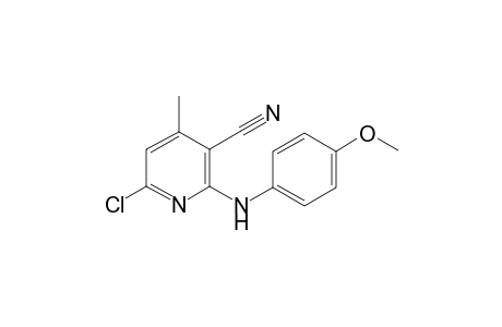 3-Pyridinecarbonitrile, 6-chloro-2-[(4-methoxyphenyl)amino]-4-methyl-