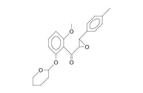 2'-Methoxy-4-methyl-6'-(tetrahydro-pyran-2-yl-oxy)-chalcone epoxide