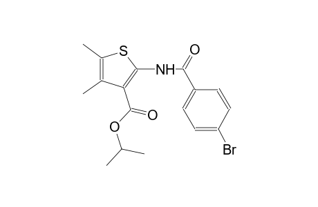 isopropyl 2-[(4-bromobenzoyl)amino]-4,5-dimethyl-3-thiophenecarboxylate