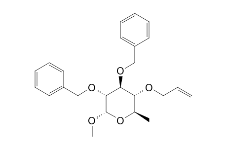 METHYL-4-O-ALLYL-2,3-DI-O-BENZYL-6-DEOXY-ALPHA-D-GLUCOPYRANOSIDE