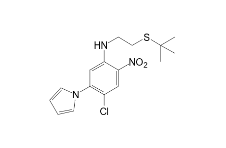 1-{5-{[2-(tert-butylthio)ethyl]amino}-2-chloro-4-nitrophenyl}pyrrole