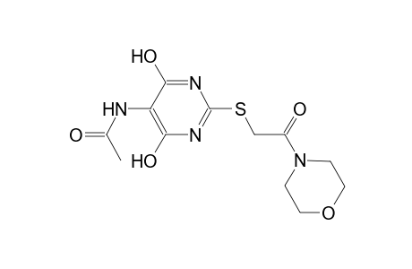 N-[4,6-Dihydroxy-2-(2-morpholin-4-yl-2-oxo-ethylsulfanyl)-pyrimidin-5-yl]-acetamide