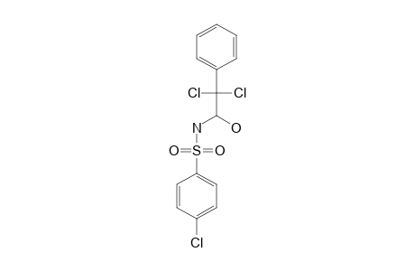 4-CHLORO-N-(2,2-DICHLORO-1-HYDROXY-2-PHENYLETHYL)-BENZENESULFONAMIDE