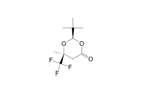 2R,6S-6-Methyl-2-(t-butyl)-6-(trifluoromethyl)-1,3-dioxan-4-one