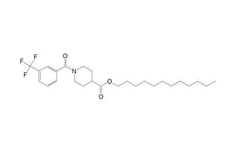 Isonipecotic acid, N-(3-trifluoromethylbenzoyl)-, dodecyl ester