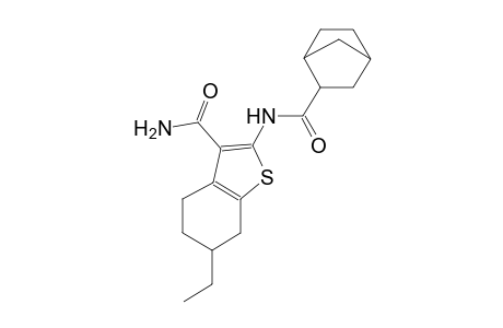 Benzo[b]thiophene-3-carboxamide, 2-[(bicyclo[2.2.1]heptane-2-carbonyl)amino]-6-ethyl-4,5,6,7-tetrahydro-