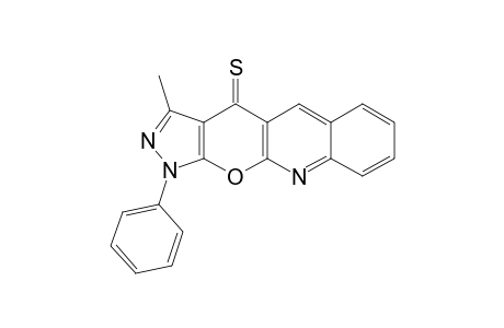 3-METHYL-1-PHENYL-PYRAZOLO-[4',3':5,6]-PYRANO-[2,3-B]-QUINOLINE-4(1H)-THIONE